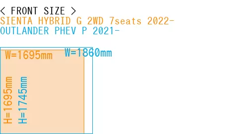 #SIENTA HYBRID G 2WD 7seats 2022- + OUTLANDER PHEV P 2021-